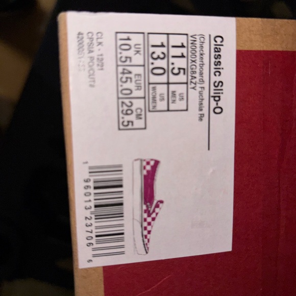 Vans Classic Slip On Checkers sz 11.5 Men’s 13.0 Women’s - Picture 12 of 12